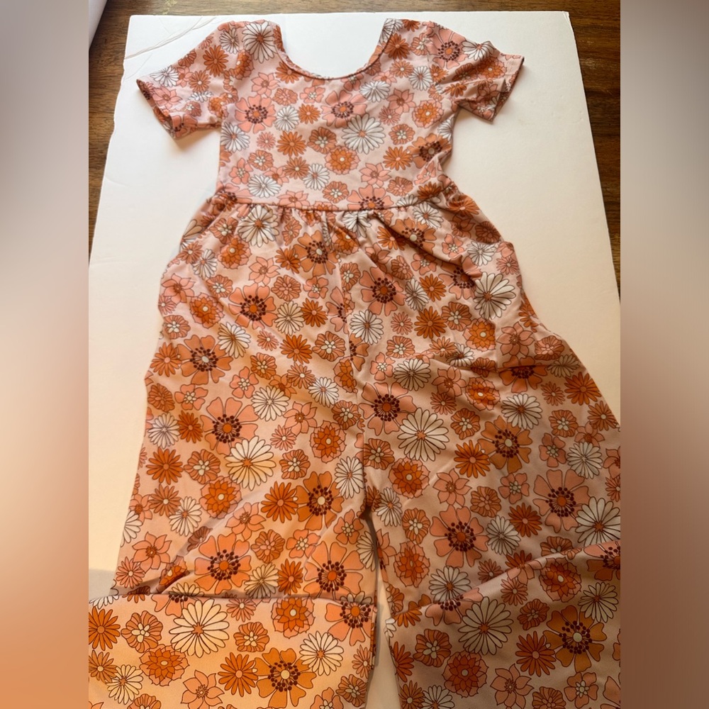 4T Boutique Floral Romper